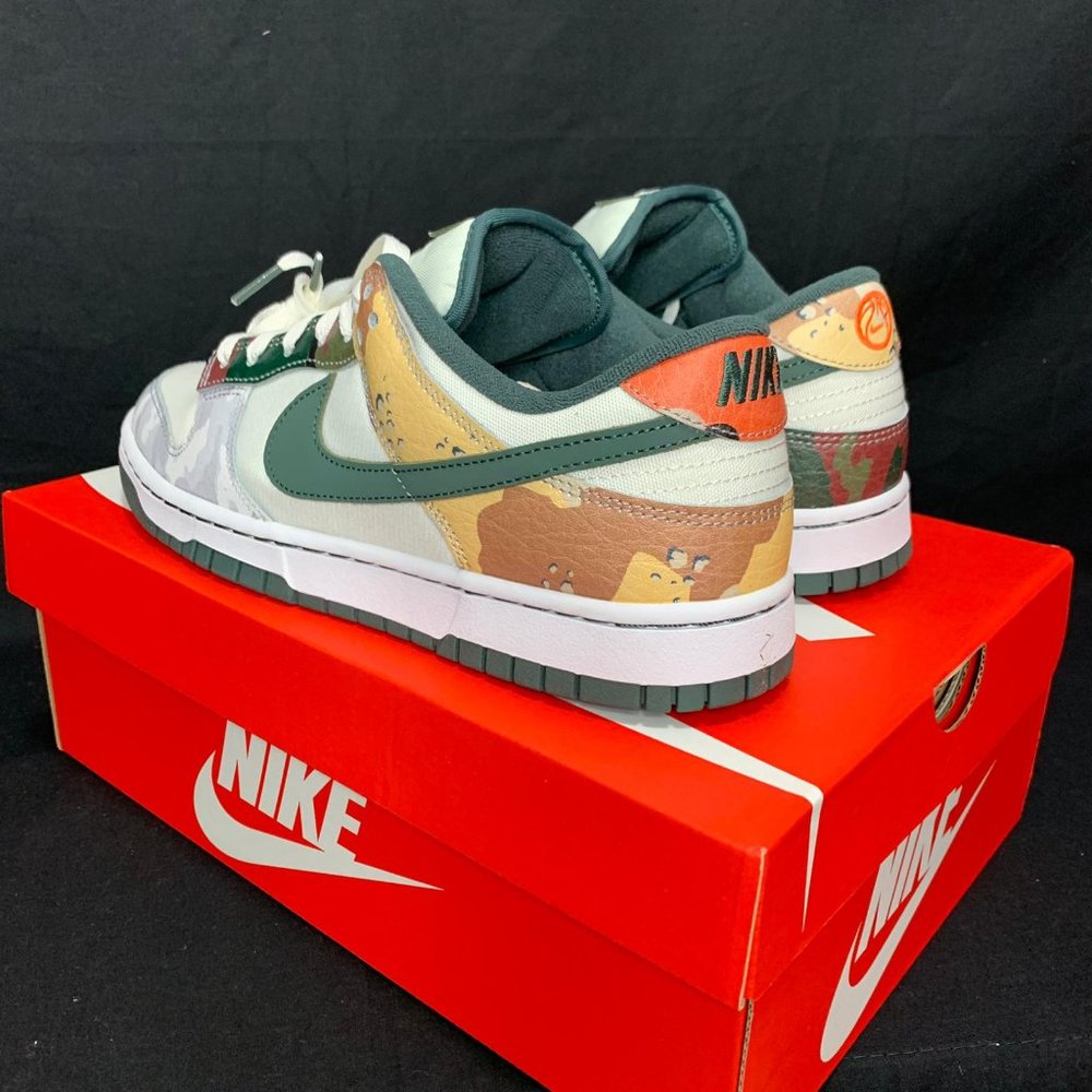 Nike Dunk Low Multi-Camo Men's Size:10/Women's11.5 - Picture 3 of 9